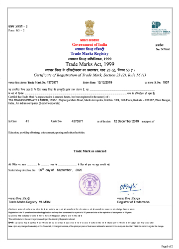 Trade Mark Certificate – Asian College of Teachers