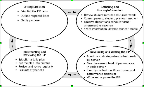 stages of developing an IEP